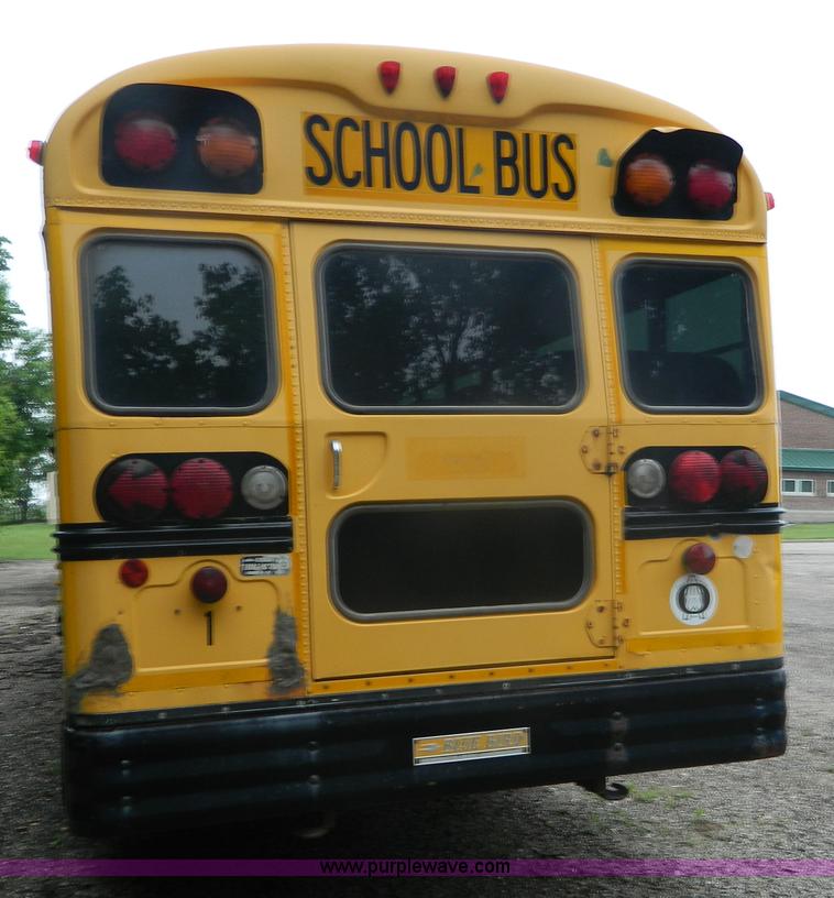 image for item K8070 2000 Blue Bird TC2000 school bus