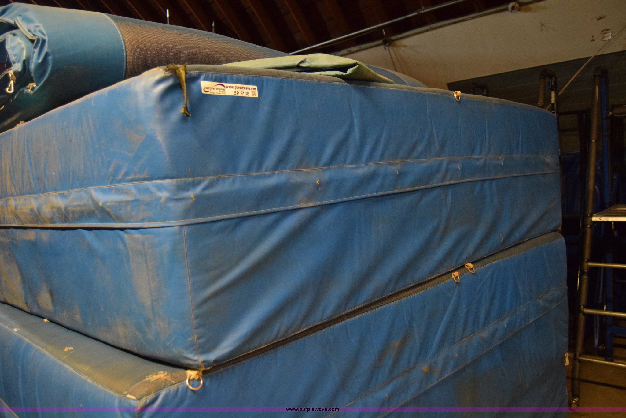 (3) pole vault mats in Halstead, KS Item BP9138 sold Purple Wave