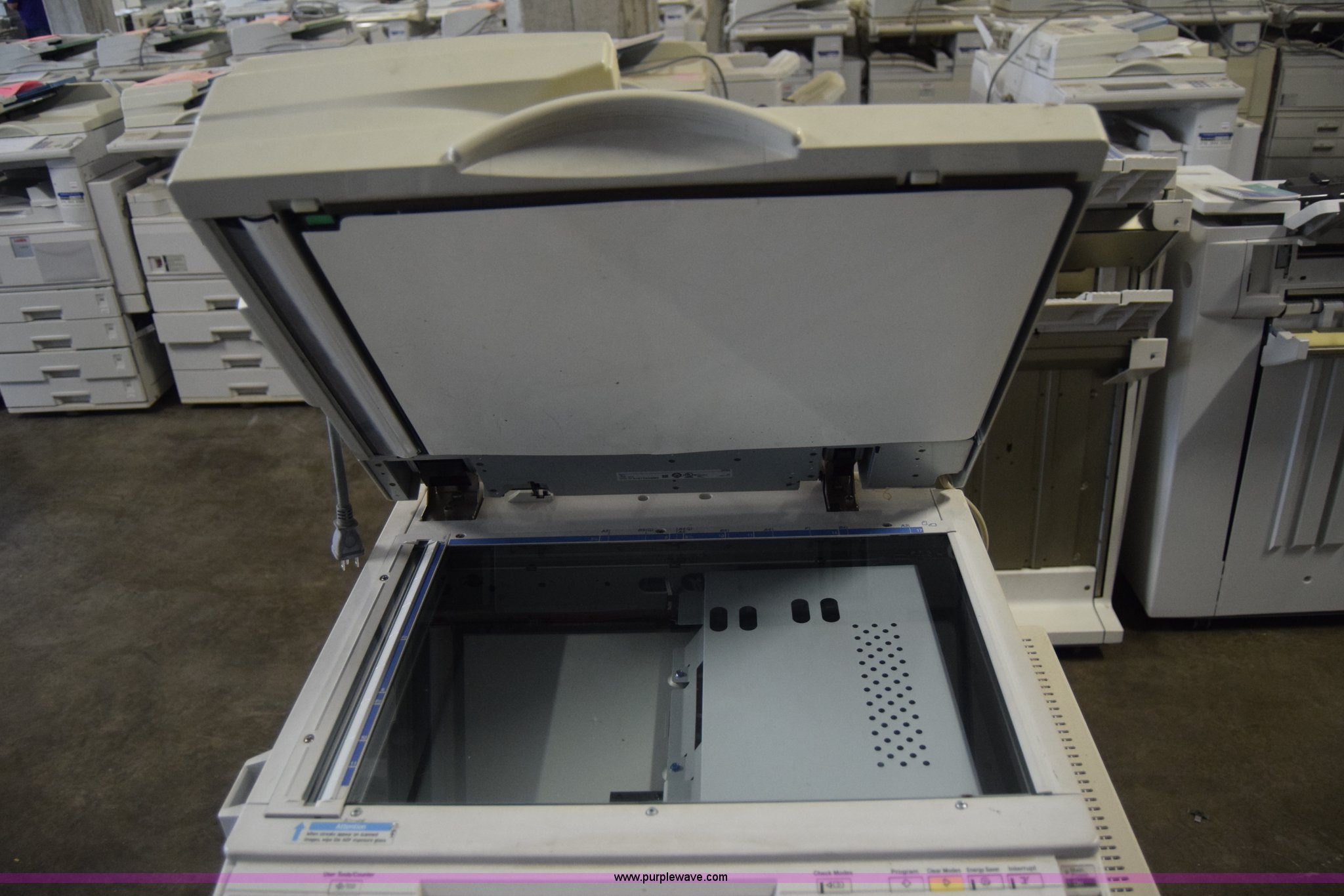 (2) Lanier LD325 black and white copy machines with collators in