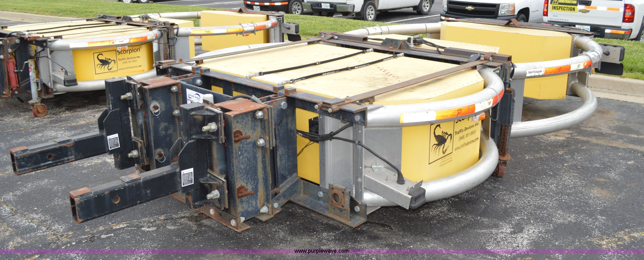 Scorpion crash attenuator in Lee Summit, MO Item G3519 sold Purple Wave