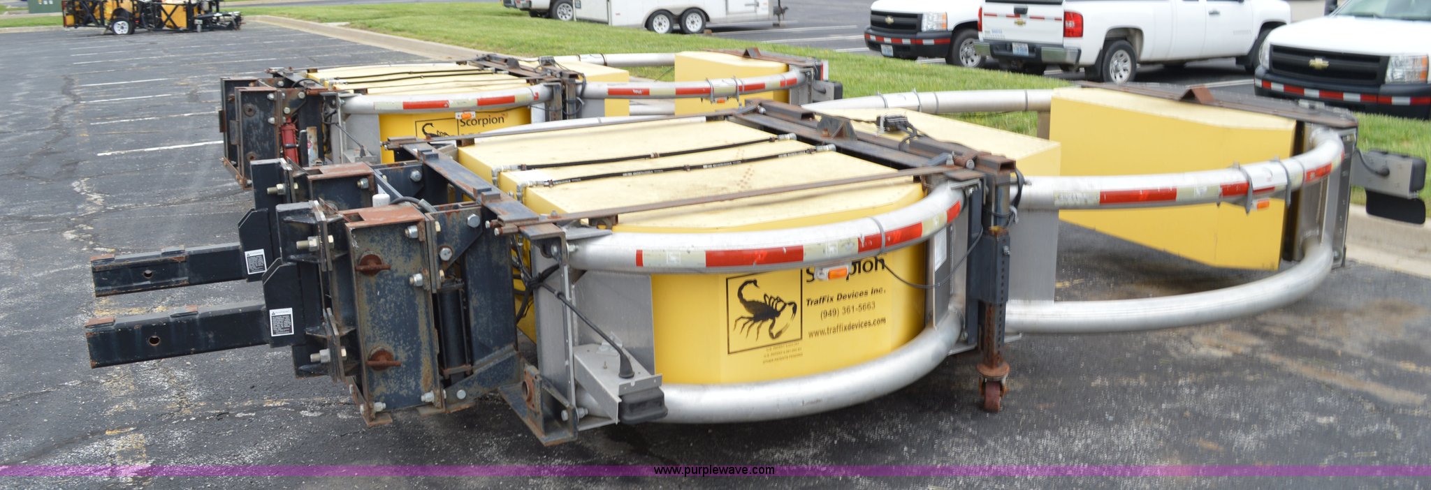 Scorpion crash attenuator in Lee Summit, MO Item G3519 sold Purple Wave