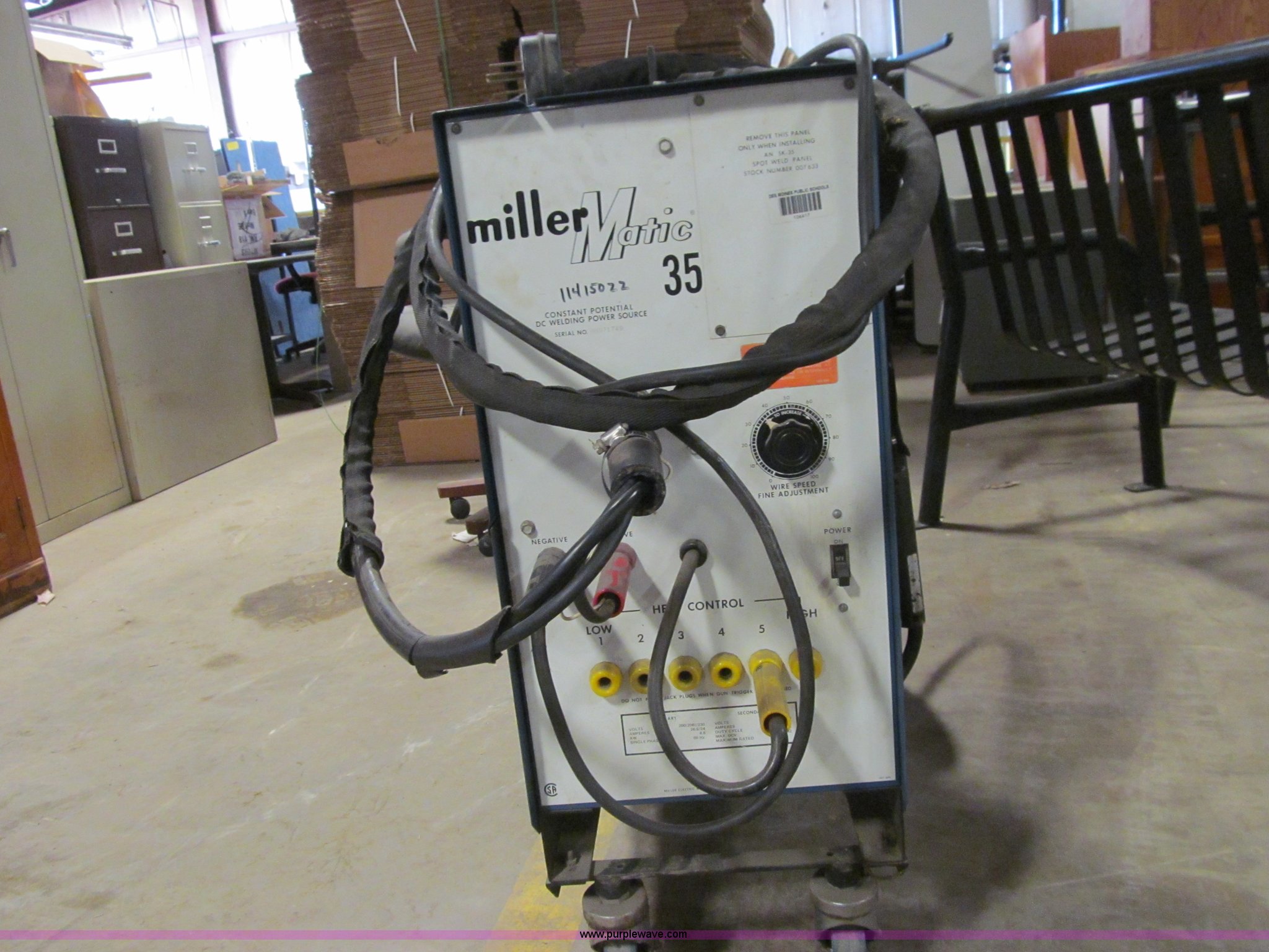 Miller Millermatic 35 electric welder in Des Moines, IA Item K5572