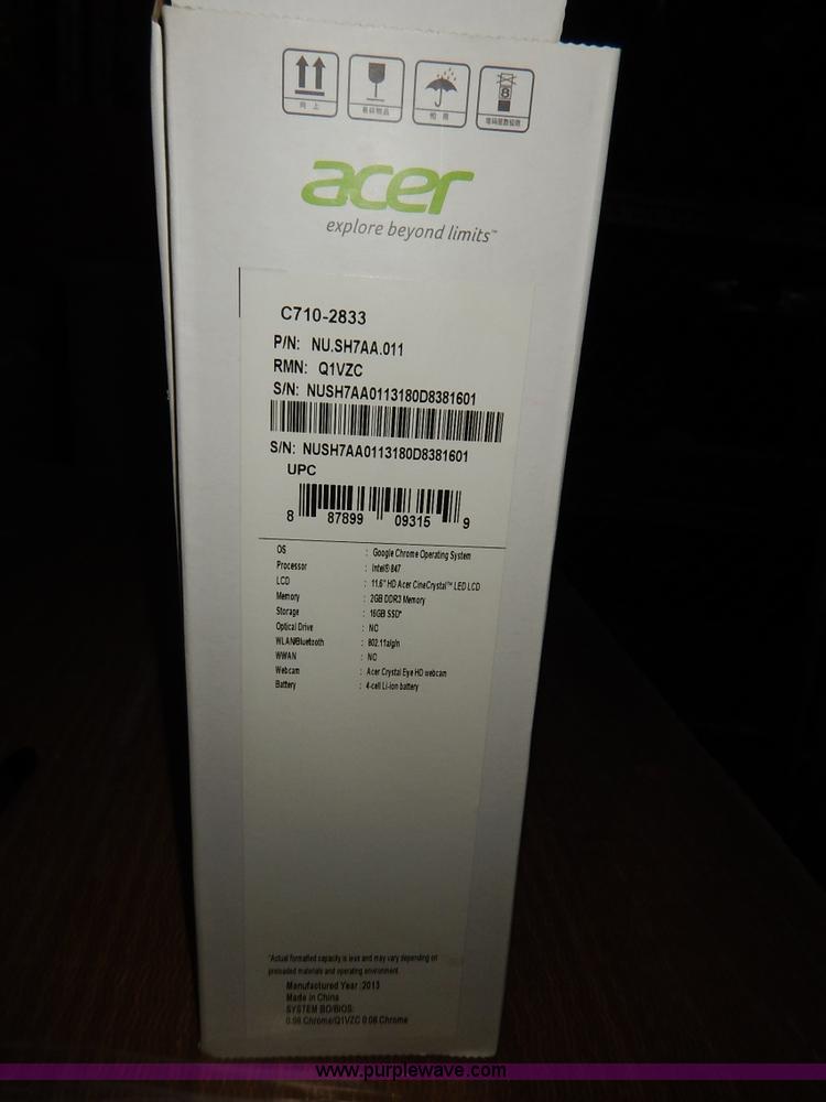 image for item BJ9617 Acer Chromebook laptop