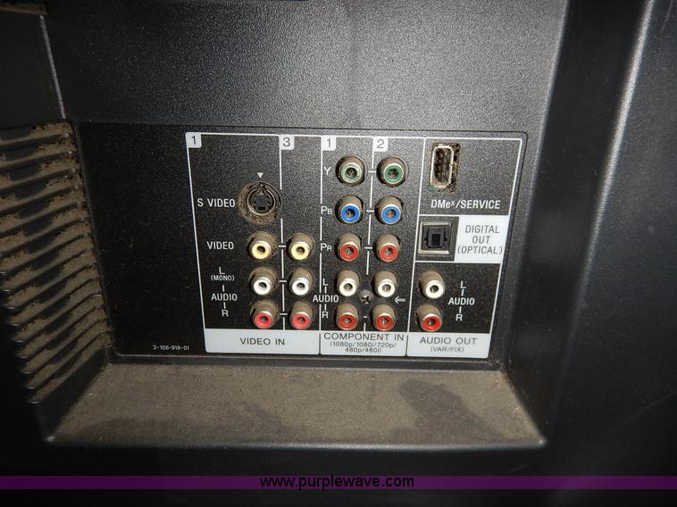 image for item BJ9623 Bravia 46" LCD television