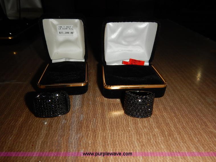 image for item BJ9625 (2) designer rings with colored stones