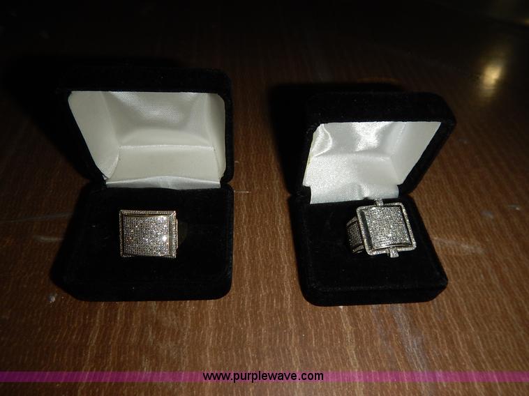 image for item BJ9627 (2) designer men's rings with stones