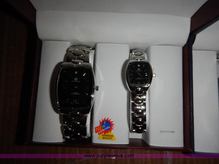 image for item BJ9630 (2) designer his and her watch sets