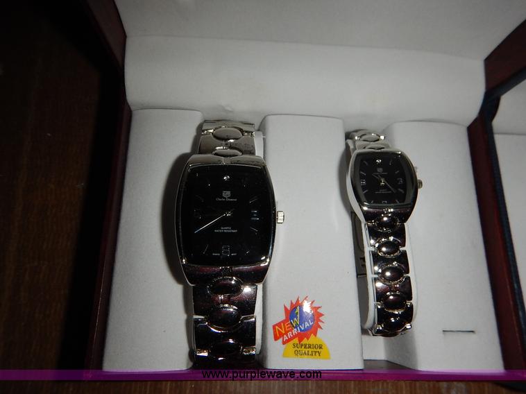 image for item BJ9630 (2) designer his and her watch sets