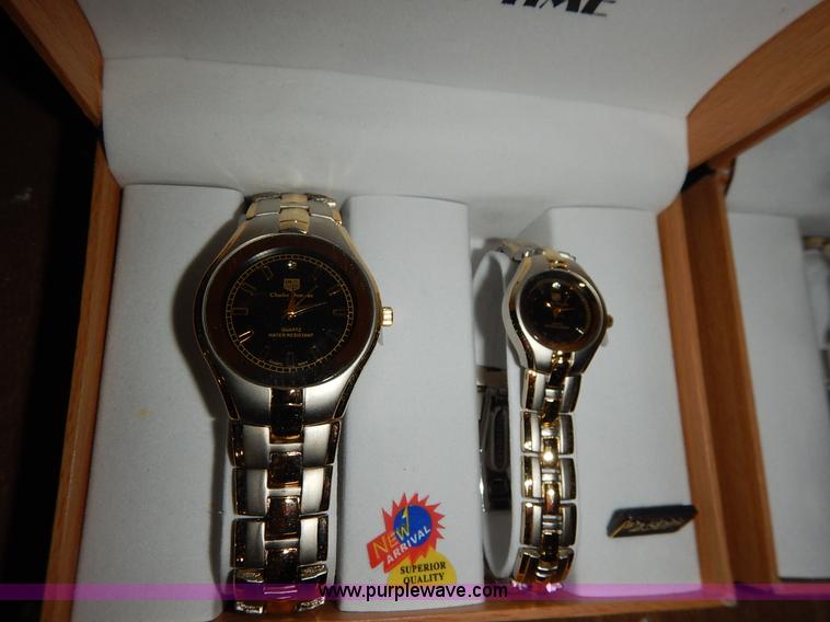 image for item BJ9632 (2) designer his and her watch sets