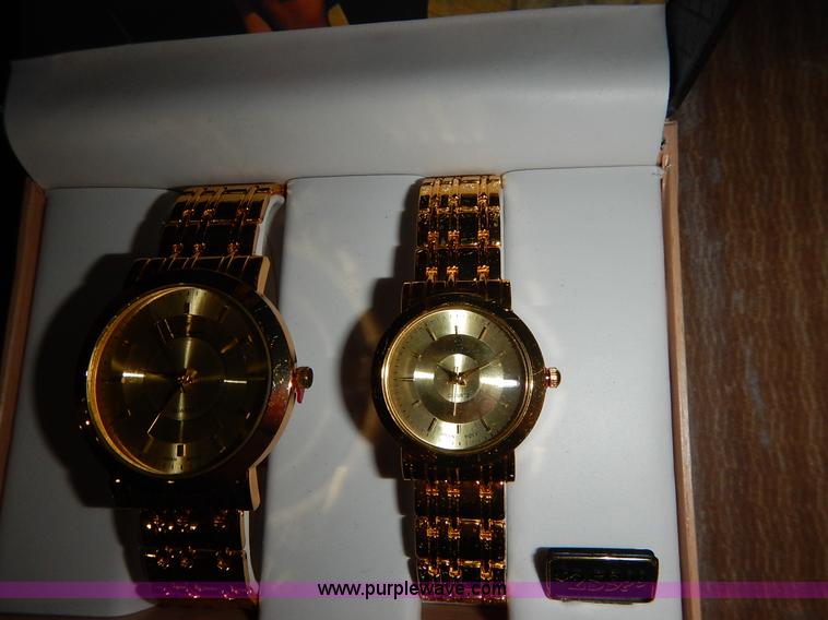 image for item BJ9634 (2) designer his and her watch sets