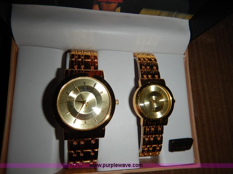 image for item BJ9634 (2) designer his and her watch sets