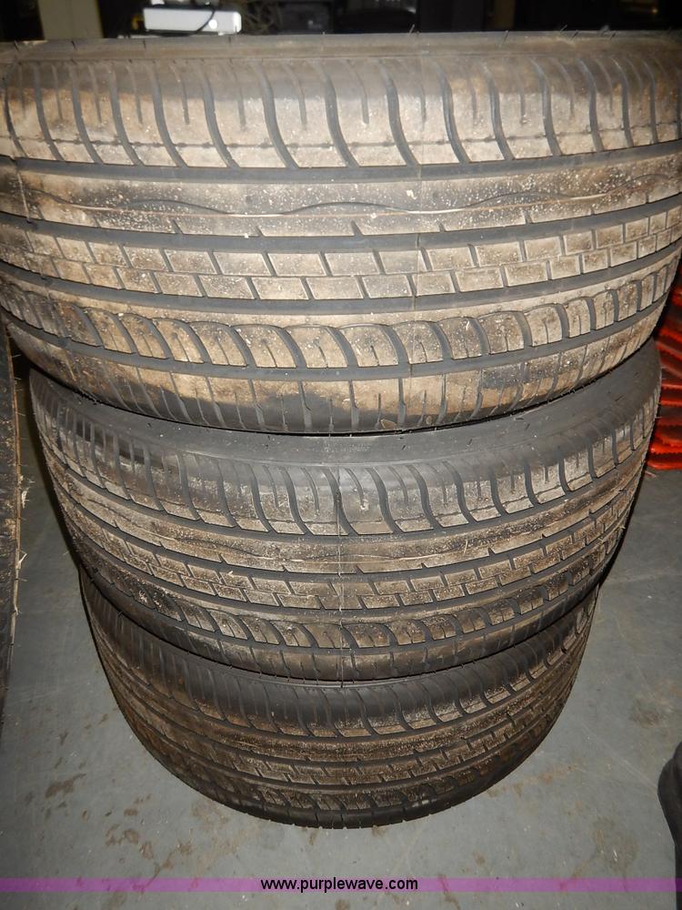 image for item BJ9641 (4) Carbon Series 225/30ZR24 custom wheels and tires