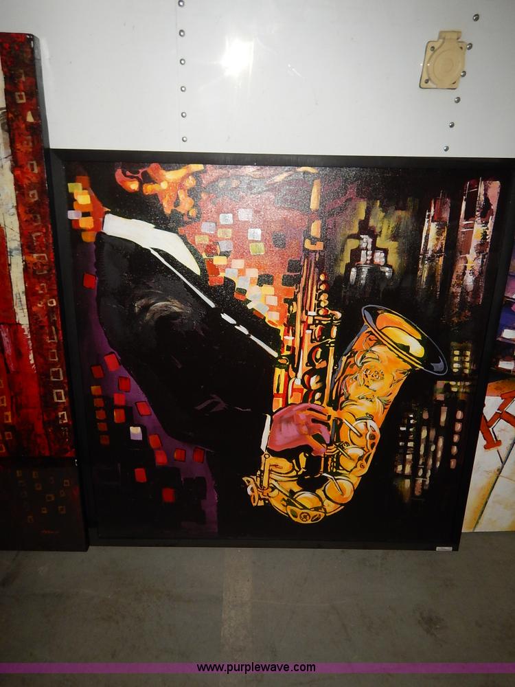 image for item BJ9643 (5) assorted canvas paintings