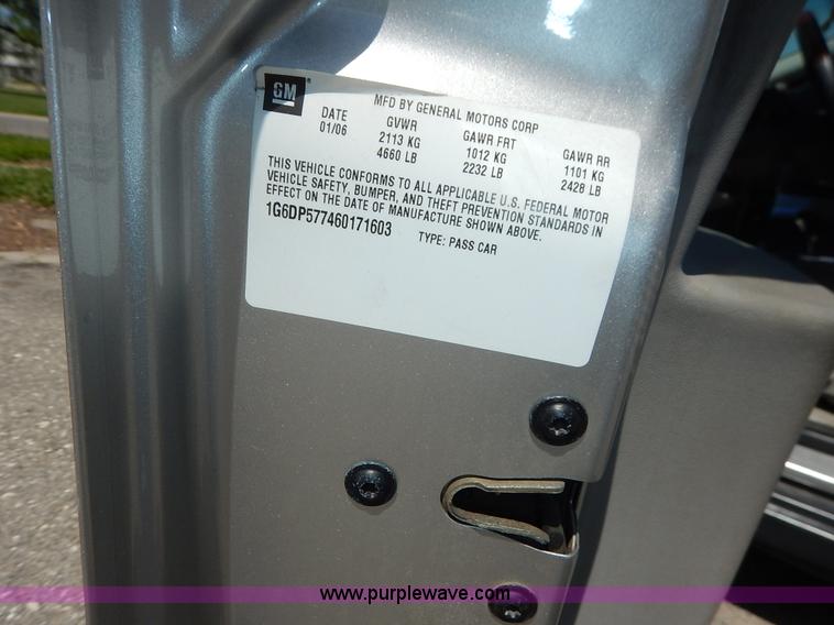 image for item J3922 2006 Cadillac CTS