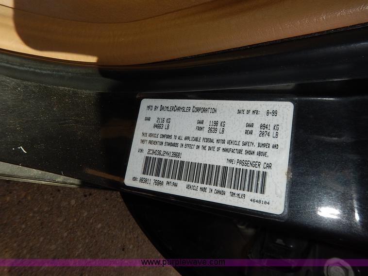 image for item J3932 2000 Chrysler Concorde LXI