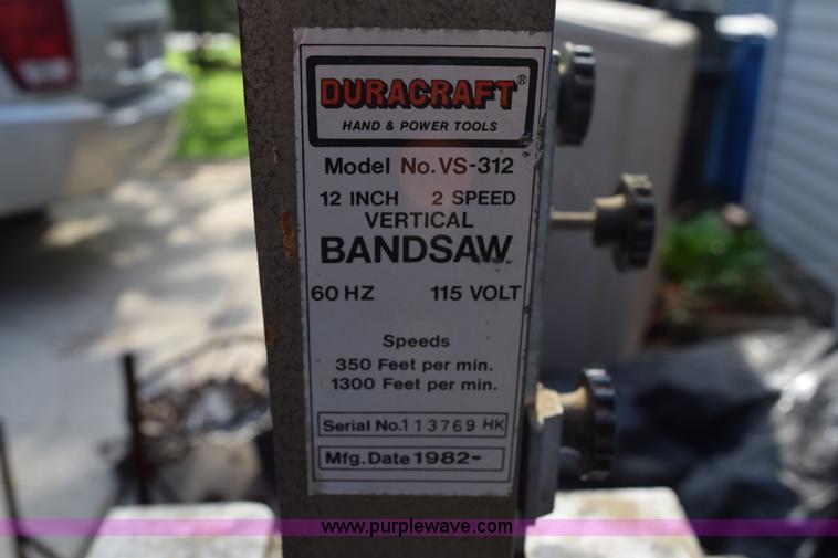 image for item AQ9204 Duracraft band saw
