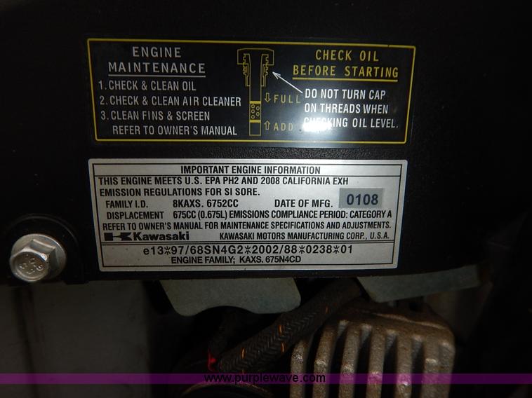 image for item BC9744 2006 Hustler Super Z commercial lawn mower