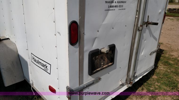 image for item F7742 2001 Haulmark enclosed trailer