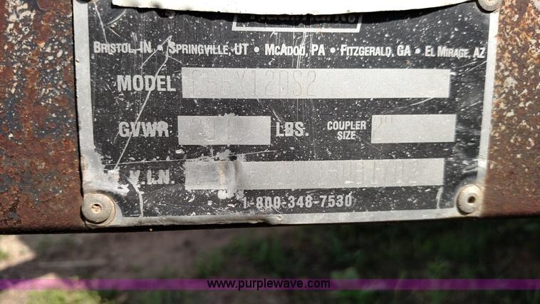 image for item F7742 2001 Haulmark enclosed trailer