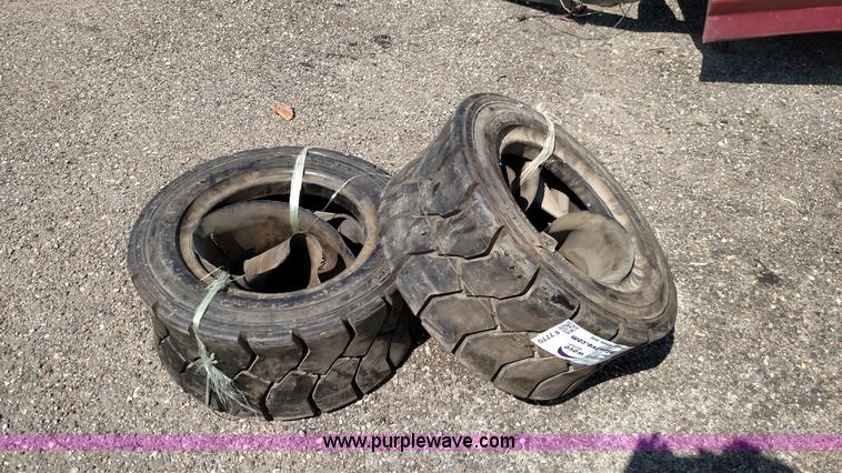 image for item F7770 (2) skid steer tires