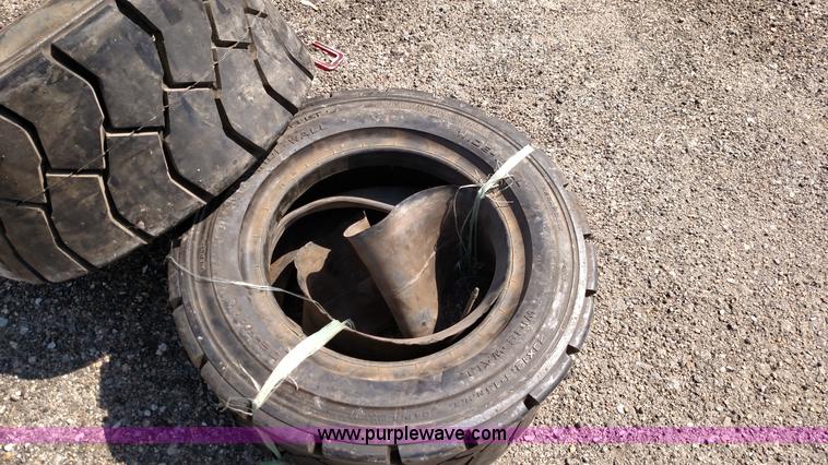 image for item F7770 (2) skid steer tires