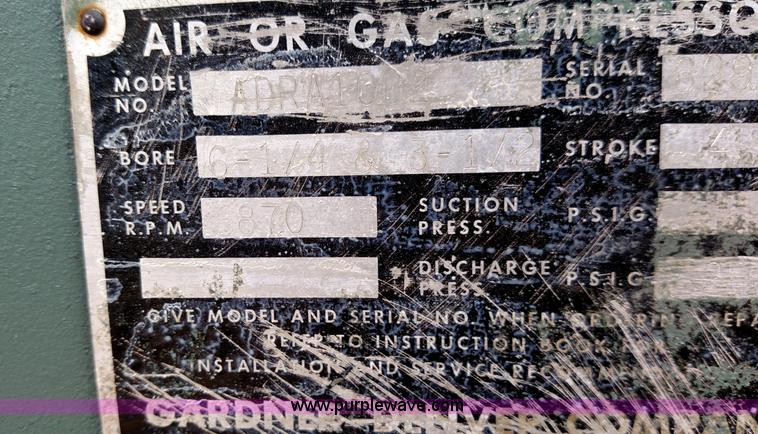 image for item F7785 Gardner Denver ADRA1002 compressor