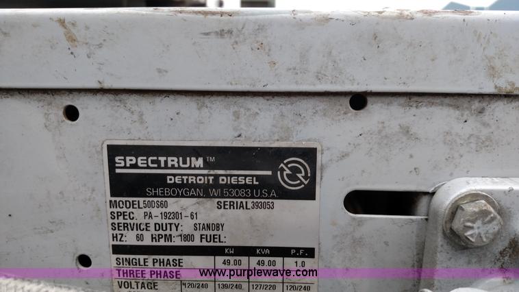 image for item F7786 Spectrum 500S60 generator