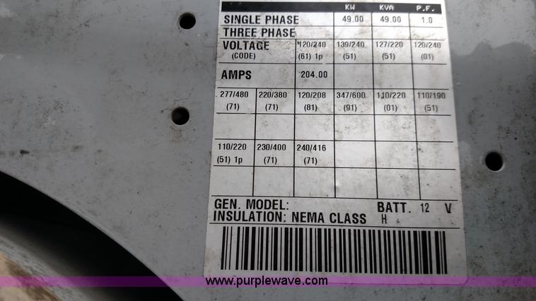 image for item F7786 Spectrum 500S60 generator