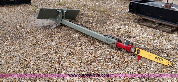image for item F7789 DWM high reach hydro saw skid steer attachment