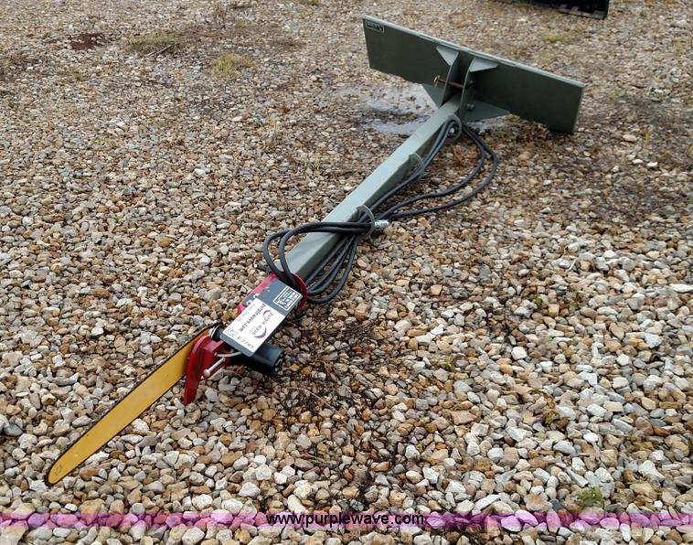 image for item F7789 DWM high reach hydro saw skid steer attachment