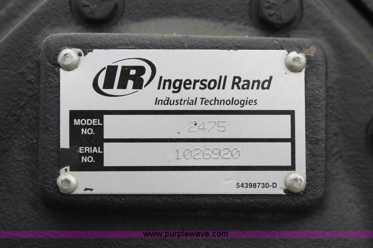 image for item H5814 Ingersoll Rand 2475 air compressor