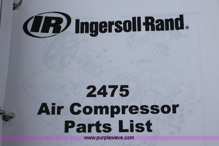 image for item H5814 Ingersoll Rand 2475 air compressor