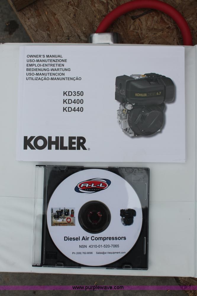 image for item H5814 Ingersoll Rand 2475 air compressor