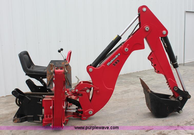 Mahindra 595 backhoe attachment in Norman, OK Item H5815 sold