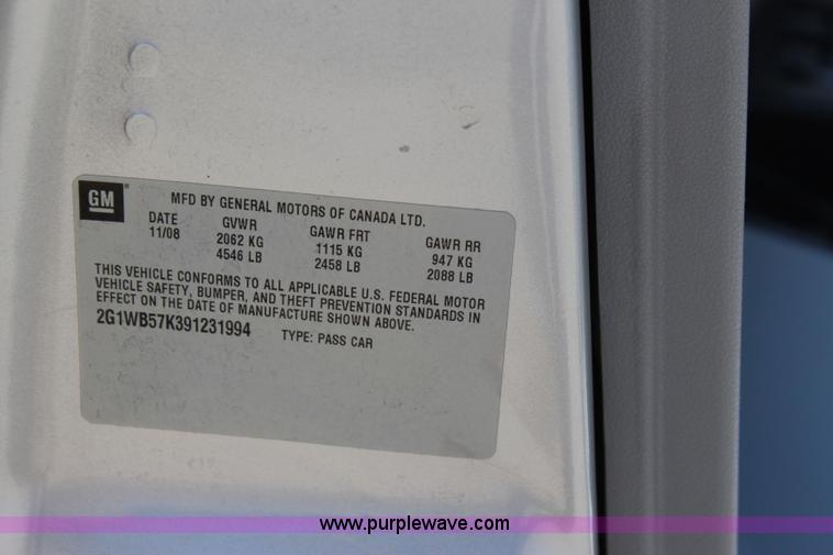 image for item I1711 2009 Chevrolet Impala