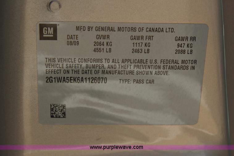 image for item I1721 2010 Chevrolet Impala