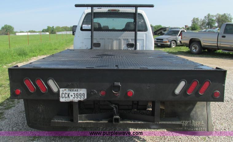 image for item I3007 2008 Ford F450 Super Duty Crew Cab flatbed truck
