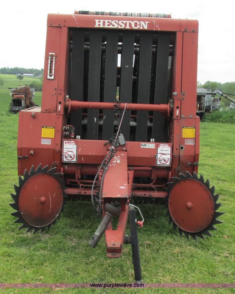 image for item I3009 1985 Hesston 5545 round baler