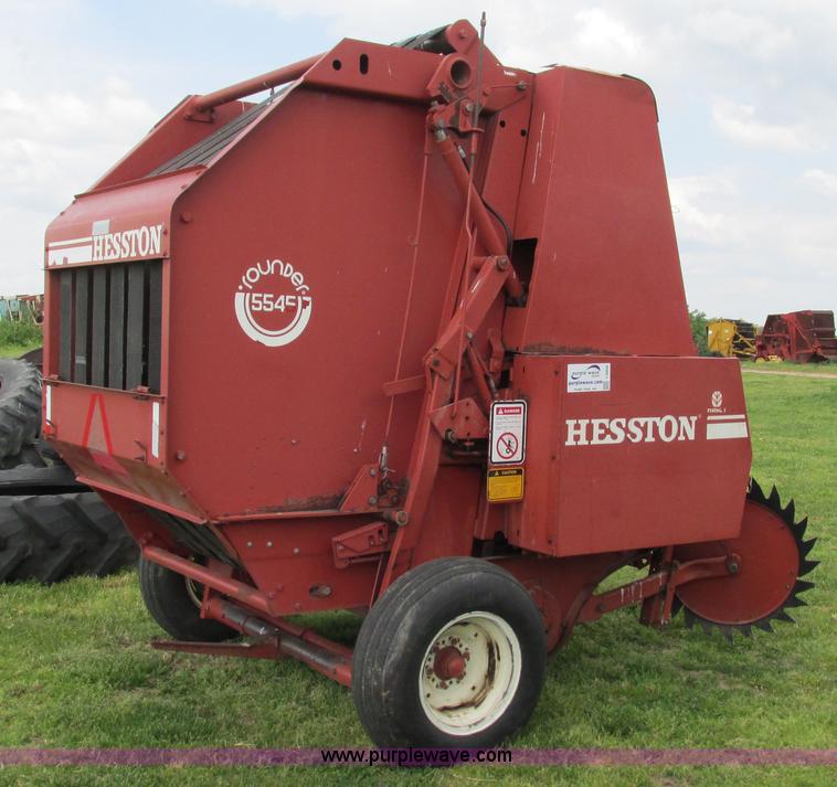 image for item I3009 1985 Hesston 5545 round baler