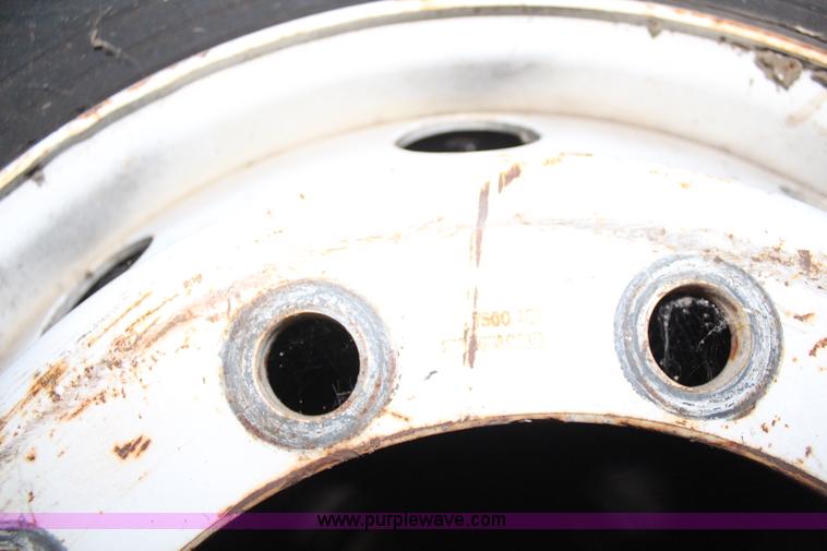 image for item BO9386 (2) Goodyear Accuride 11R22.5 tires and wheels