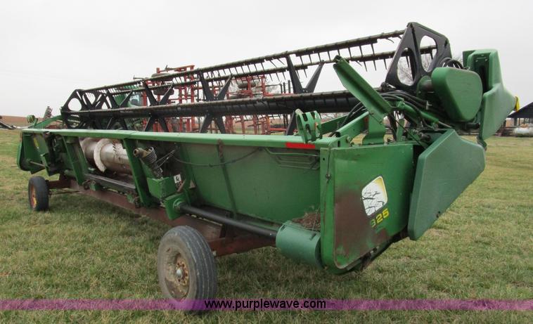 image for item D2379 1998 John Deere 925 platform flex head