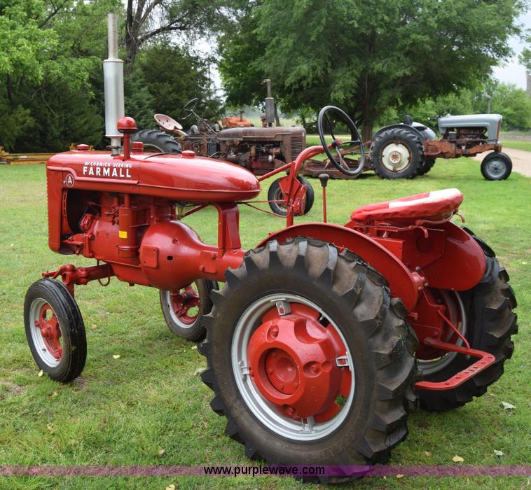 image for item E6484 1939 Farmall A tractor