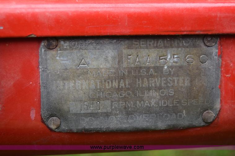 image for item E6484 1939 Farmall A tractor