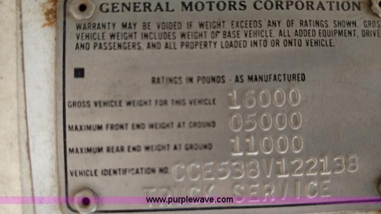 image for item F7777 1978 Chevrolet C50 Custom Deluxe flatbed truck