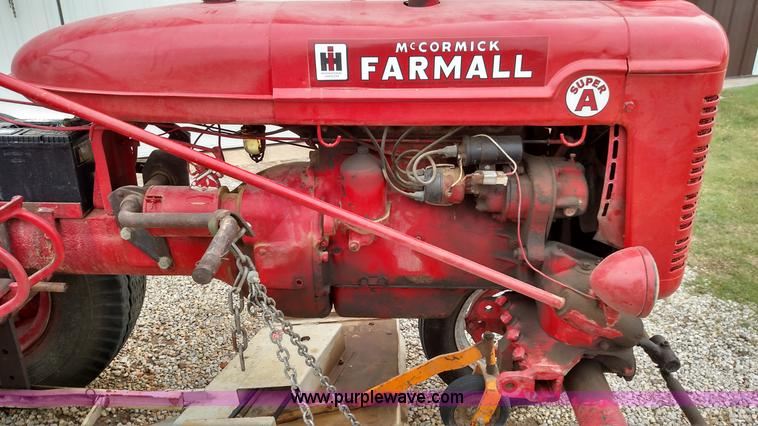 image for item F7796 1944 Mccormick Farmall Super A tractor