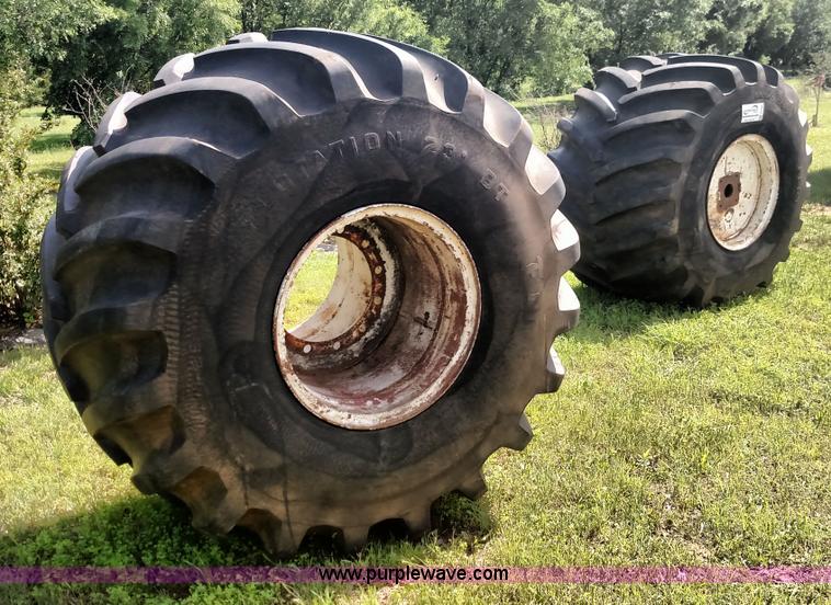 image for item F7799 (2) Firestone 23DT flotation tires