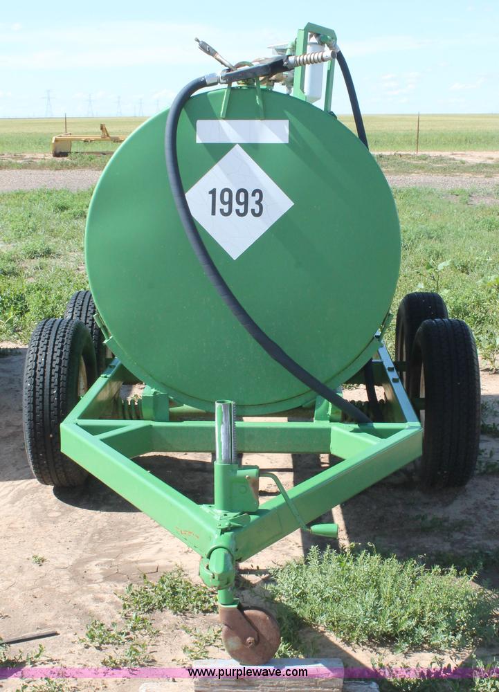 image for item H1504 Shop built 550 gallon fuel tank trailer