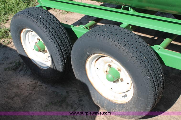 image for item H1504 Shop built 550 gallon fuel tank trailer