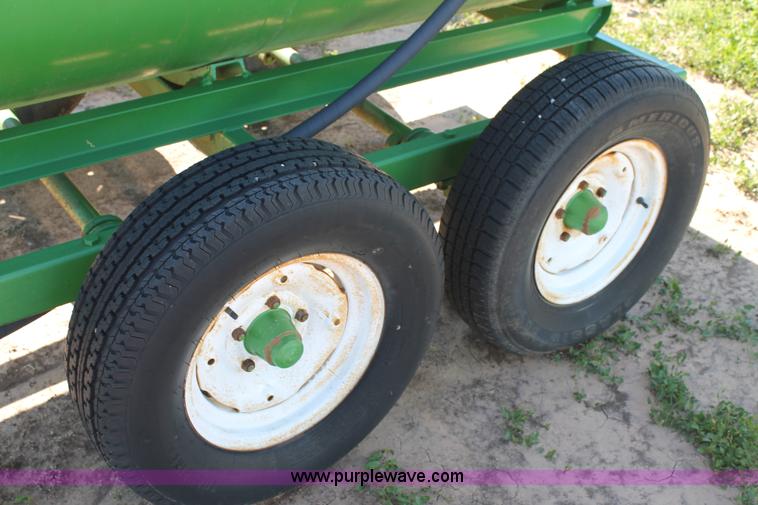 image for item H1504 Shop built 550 gallon fuel tank trailer