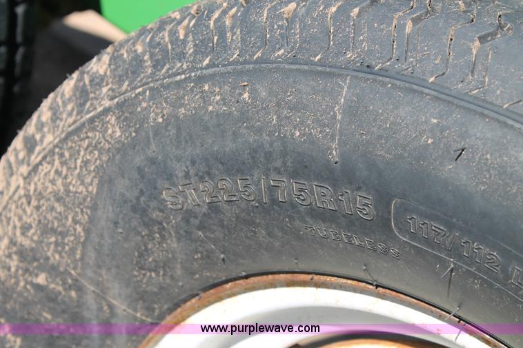 image for item H1504 Shop built 550 gallon fuel tank trailer